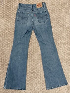 Levi’s 726 Flare Jeans Women’s 26 Light Wash Mid Rise Stretch Denim